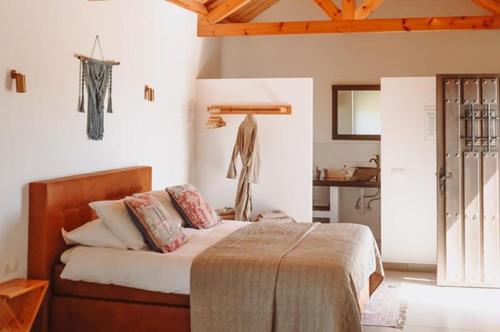Eliza was here BB Finca Viva La Vida Boutique BB met zwembad Andalusie Spanje luxe slaapkamer