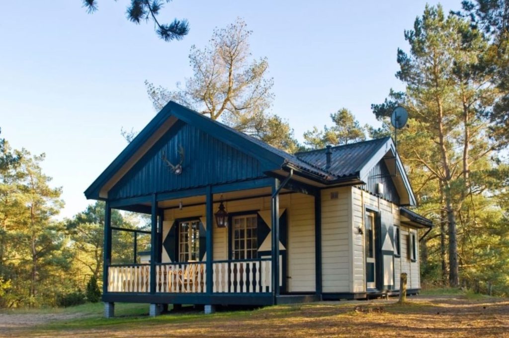 Houten boswachterswoning Chalet Coldenhove 4A bij Eerbeek