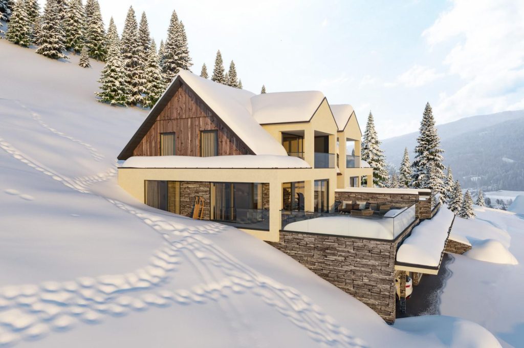 Villapparte-Villaforyou-Vakantiehuis-Doppellodge-Luxe-vakantiehuis-voor-10-personen-Kreischberg-Steiermark-Oostenrijk-winter