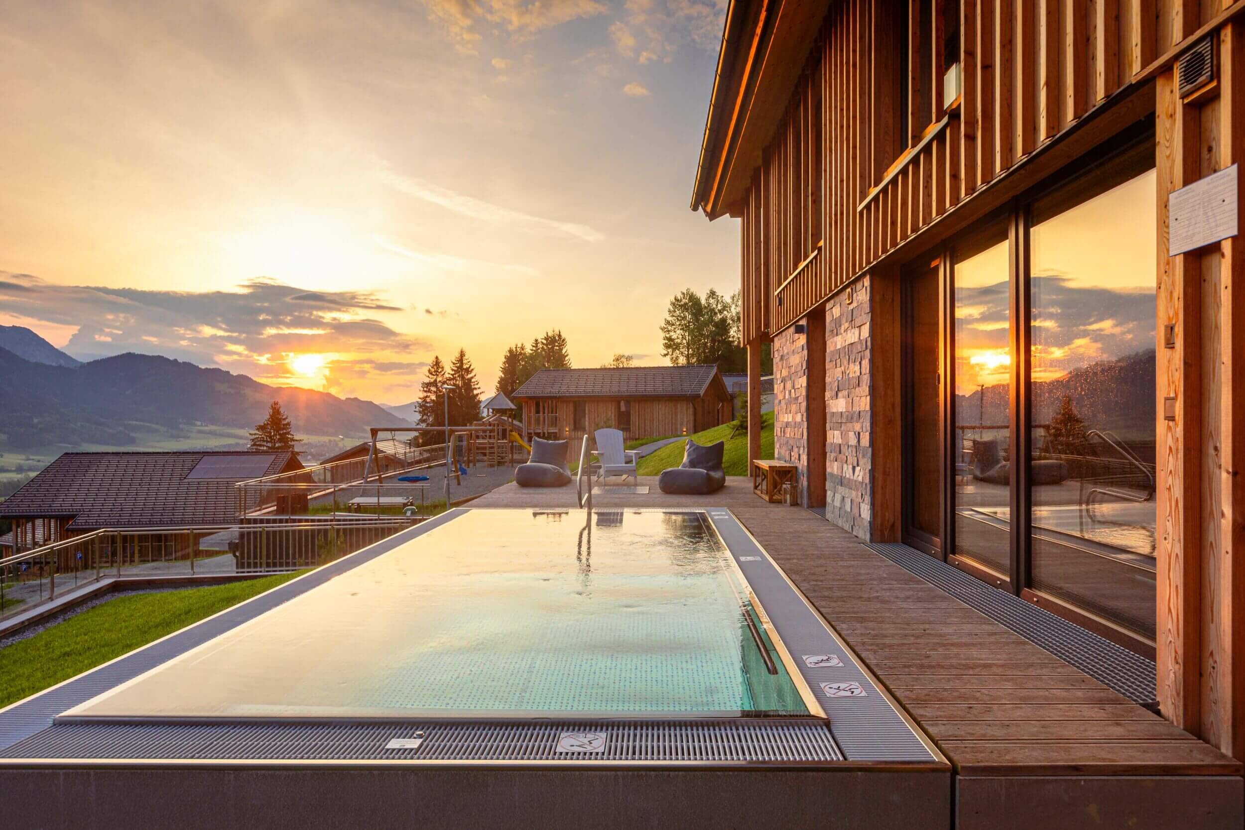 Villapparte-Alps-Resort-Bergresort Hauser Kaibling-Luxe poolvillas-Luxe appartementen-Stiermarken-Oostenrijk-privé zwembad
