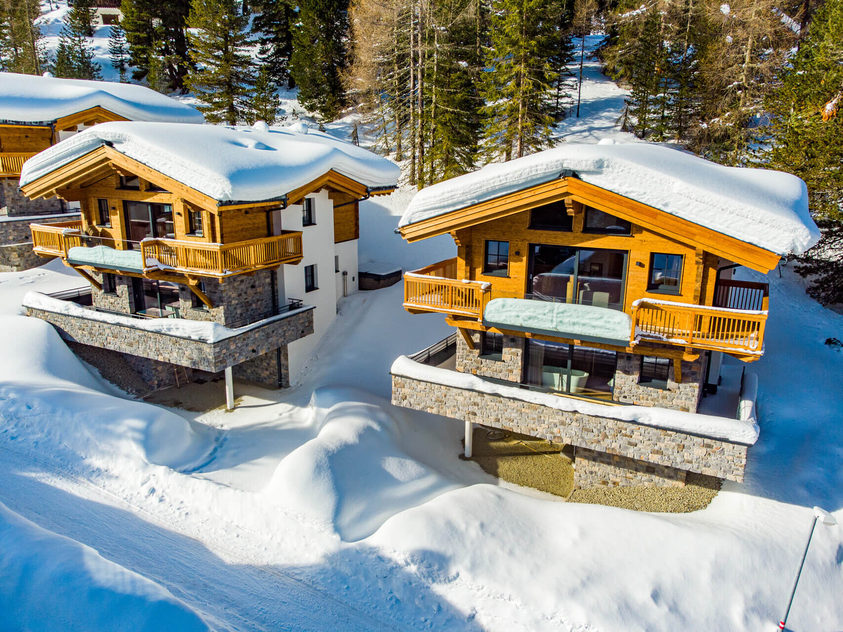Villapparte-Alps-Resorts-Turrach Lodges-Luxe lodges voor max 10 personen-sommigen met privé sauna-Stiermarken-Oostenrijk