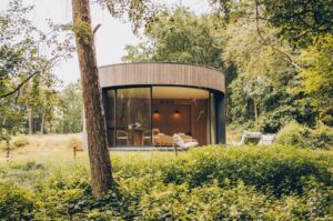 Ultieme vakantie in een huisje in het bos