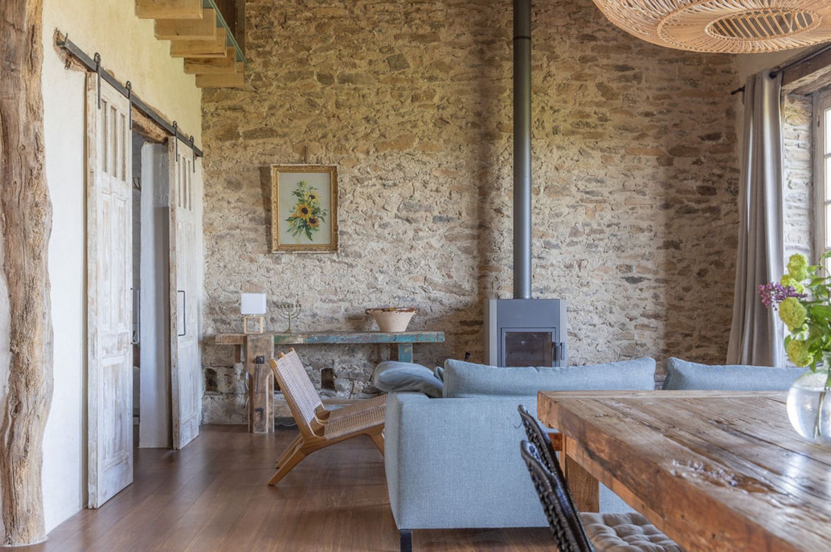 Villapparte-Le Veau Vert-Luxe Gites voor 2-6 personen-Haute-Vienne-Limosin-Frankrijk-Foto Morgane van Liere-knusse zithoek
