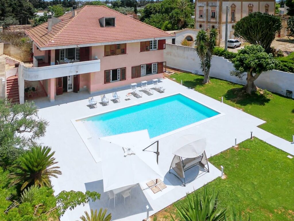 Vakantiehuis Sammartano met zwembad bij Marsala